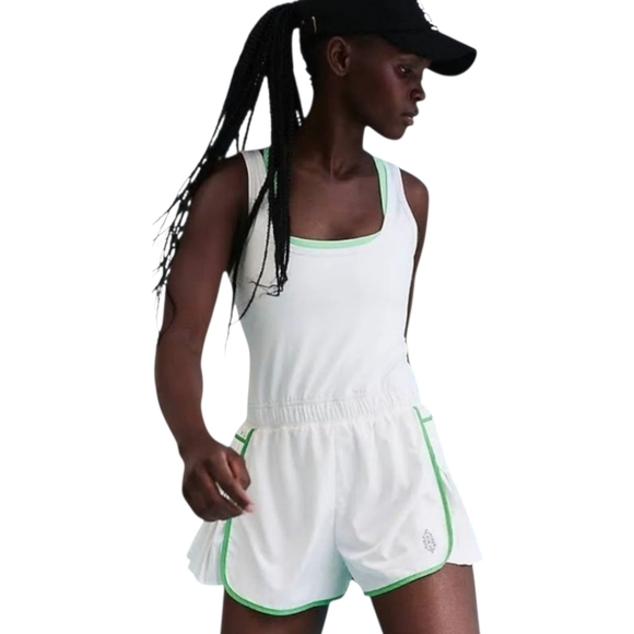 FP Movement by Free People Pants - FP Movement Sporty Easy Tiger Shortsie Romper, XL, NWOT, Pickle Ball, Tennis